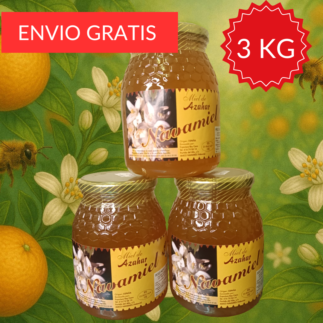 Miel de Azahar de Valencia 3 kg.