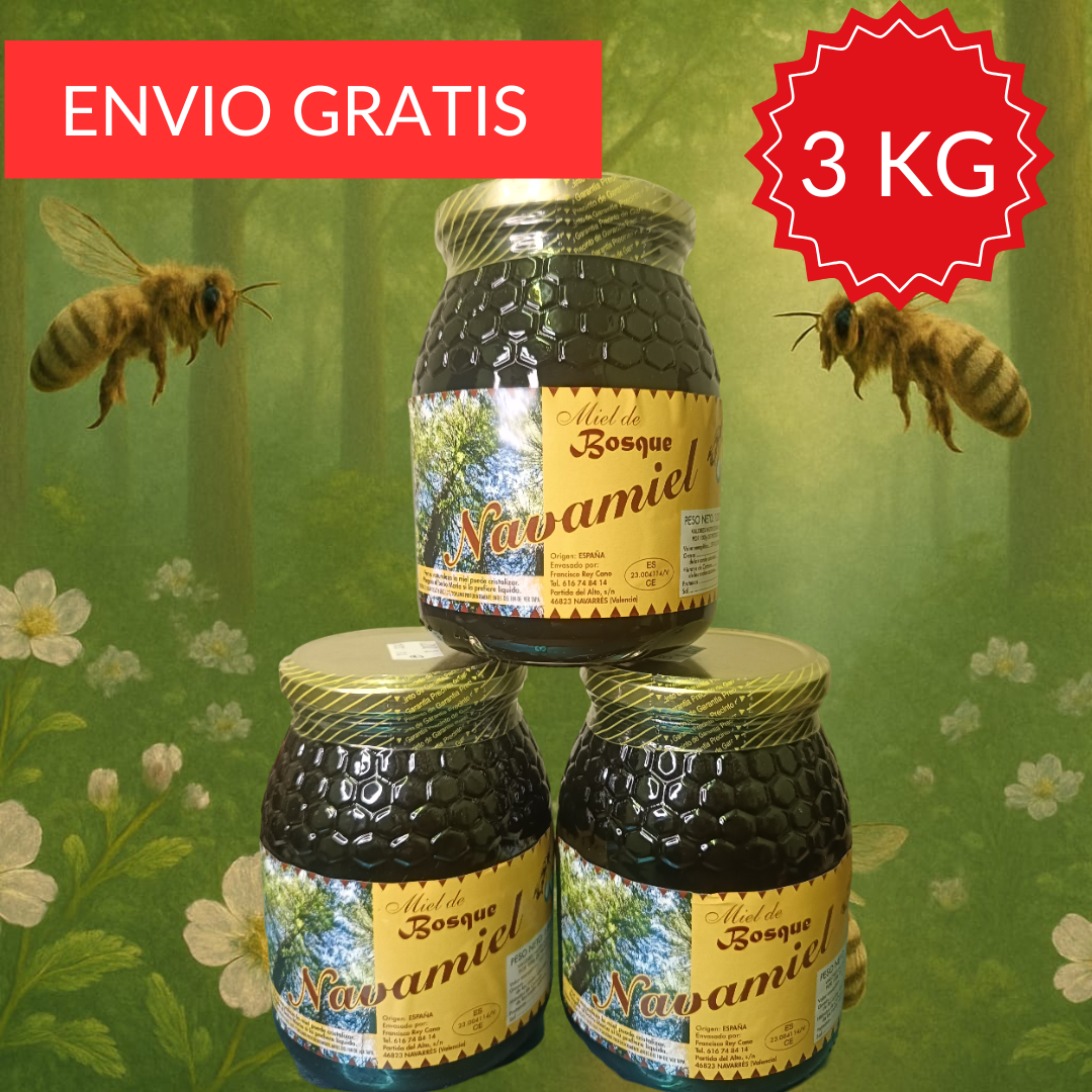 Miel de Bosque de Valencia 3 kg.