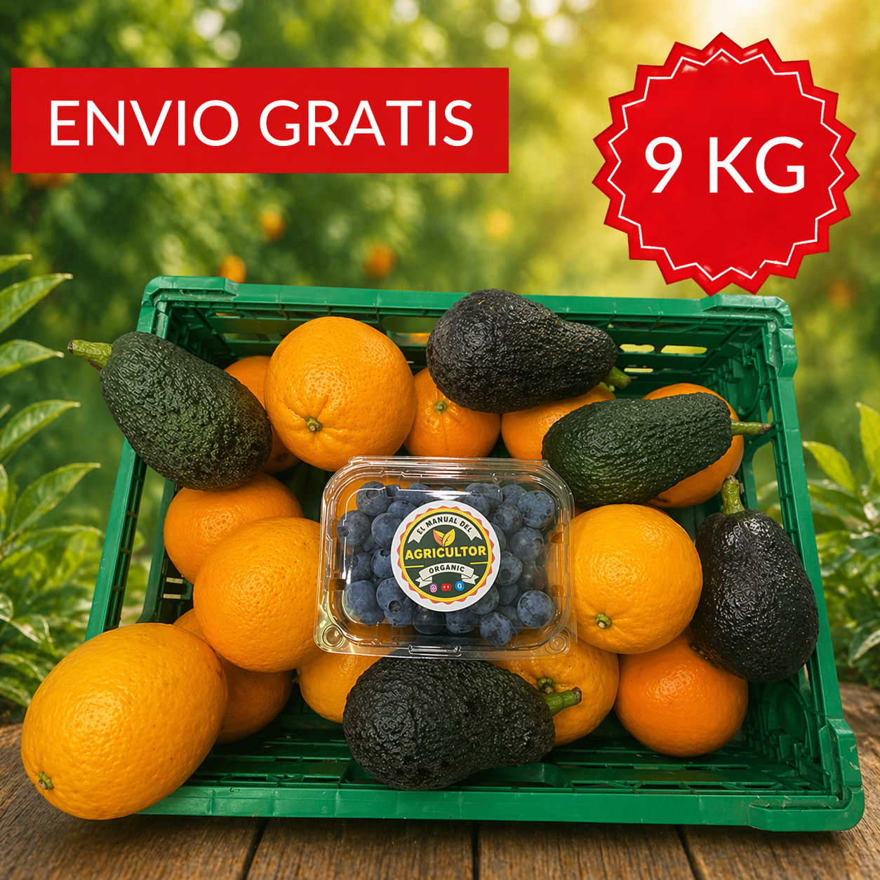 Cabaz de Fruta da Época 9 kg.