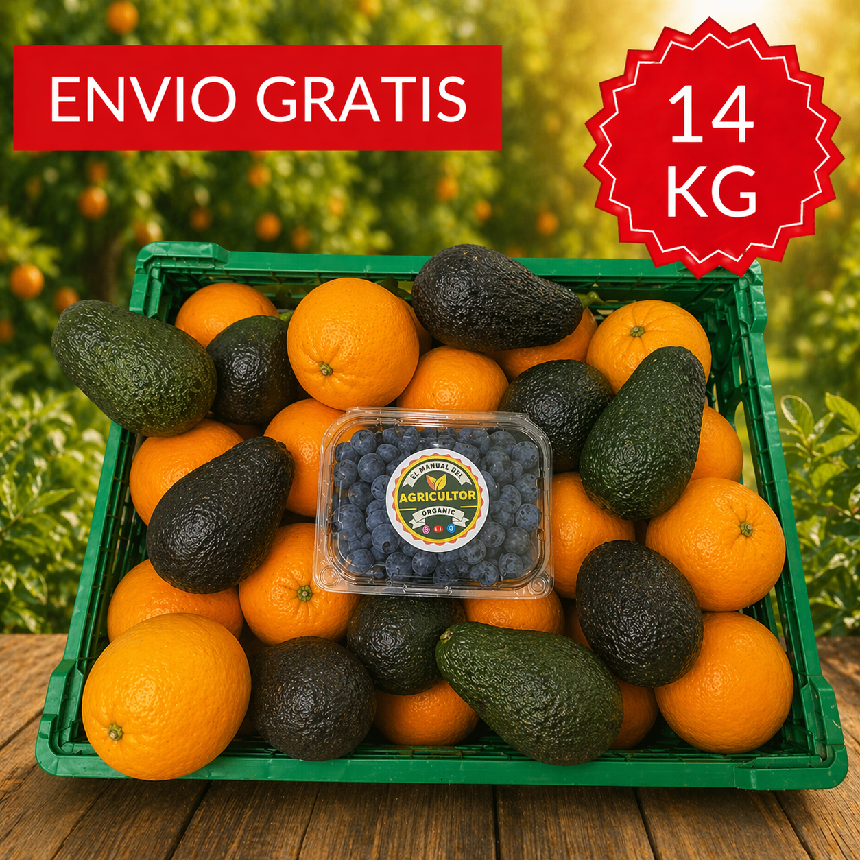 Pacote de Fruta da Época 14 kg.