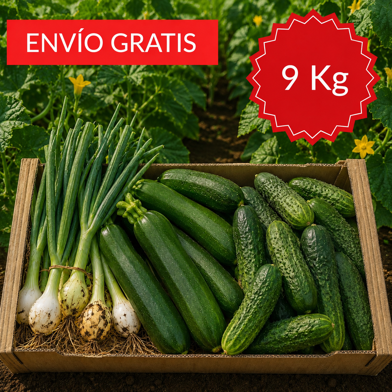 Pack de Verduras Valencianas 9 kg.