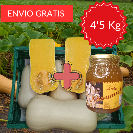 Pack Calabaza del Cacahuet y Miel Natural de Navarrés 4´5 kg.