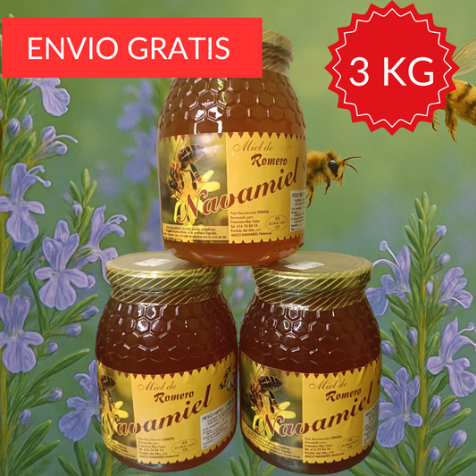 Miel de Romero de Valencia 3 kg.