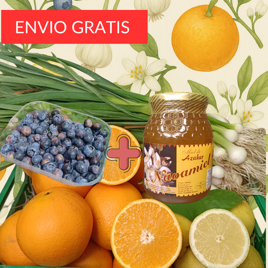 Pack Salud. Fruta +Miel 100% natural de Valencia.