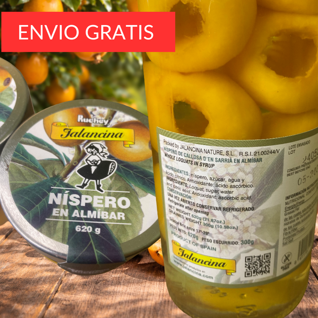 Nísperos en Almíbar de Callosa d’en Sarrià 3 Tarros de 620 gr.
