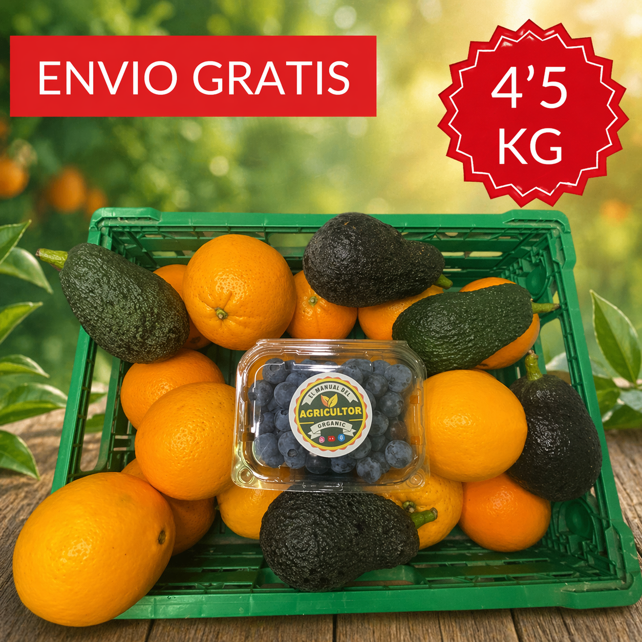 Pack de Fruta de Temporada 4´5 kg.