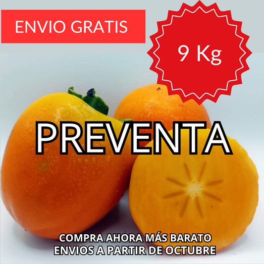 PREVENTA KAKI PERSIMON 9 Kg.