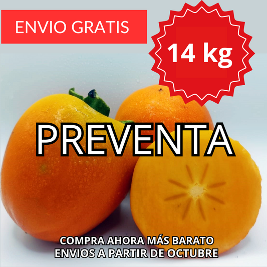 PREVENTA KAKI PERSIMON 14 Kg.